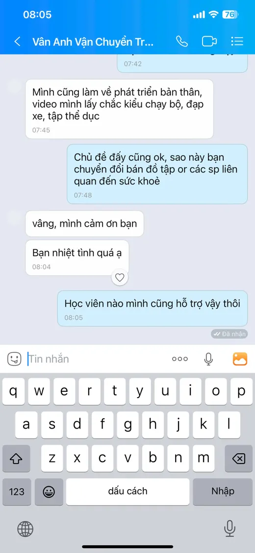 Phản hồi học viên 2
