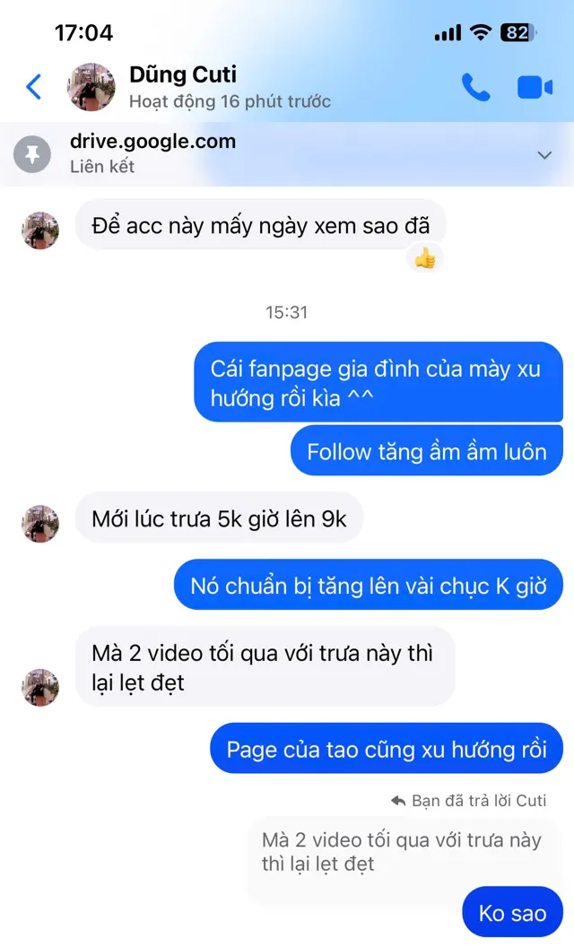 Feedback Dũng Cuti